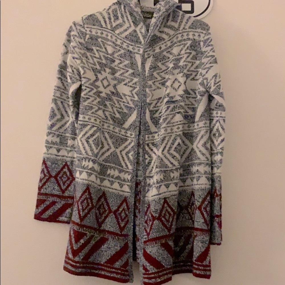 Winter wonderland cardigan with hood